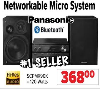 2001 Audio Video Panasonic networkable micro system offer