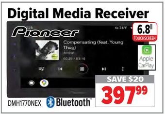 2001 Audio Video Pioneer 6.8" digital media receiver offer
