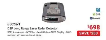 Visions Electronics Escort dsp long range laser radar detector offer