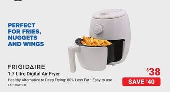 Visions Electronics Frigidaire 1.7 litre digital air fryer offer