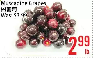 Bestco Food Mart Muscadine grapes offer