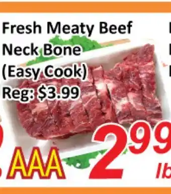 Seasons Foodmart Fresh meaty beef neck bone (easy goo) offer