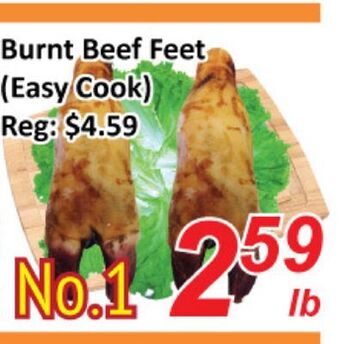 Seasons Foodmart Burnt beef feet offer