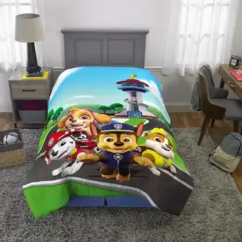 Walmart Paw patrol comforter | skye hugger with throw | marshall on the job hugger with throw offer
