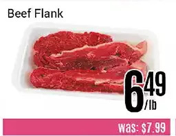 Nations Fresh Foods Beef flank offer