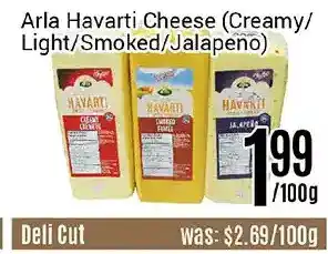 Nations Fresh Foods Arla havarti cheese offer