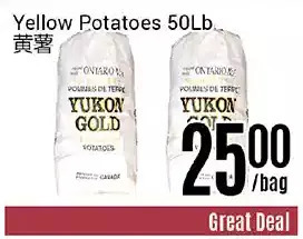Nations Fresh Foods Yellow potatoes offer