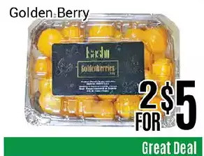 Nations Fresh Foods Golden berry offer