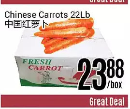 Nations Fresh Foods Chinese carrots offer