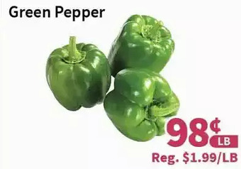 Blue Sky Supermarket Green pepper offer