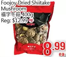 Hong Tai Supermarket Foojoy dried shiitake mushroom offer