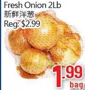 Hong Tai Supermarket Fresh onion offer