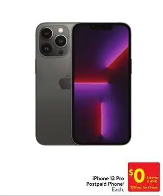 Walmart Iphone 13 pro postpaid phone‡ offer