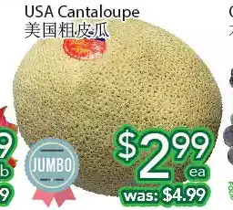 Ample Food Market Usa cantaloupe offer