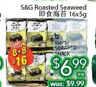Ample Food Market S&g roasted seaweed offer