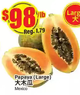 Btrust Supermarket Papaya (large) offer