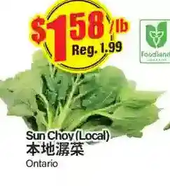 Btrust Supermarket Sun choy (local) offer