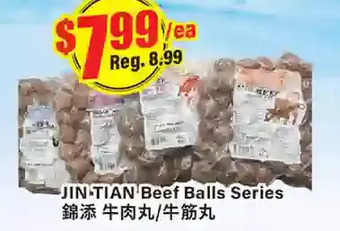 Btrust Supermarket Jin tian beef balls series offer