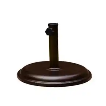 Lowe's Style selections 26.4-lb steel and concrete patio umbrella base offer