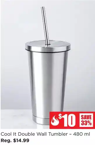 Kitchen Stuff Plus Cool it double wall tumbler offer