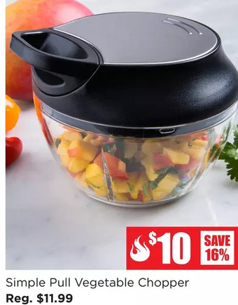 Kitchen Stuff Plus Simple pull vegetable chopper offer