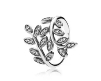 Pandora Feuilles scintillantes, cz incolore - vente finale offer
