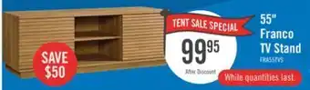 The Brick Franco 55" tv stand - pale oak offer