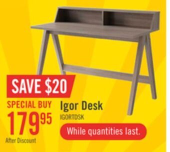 The Brick Igor desk offer