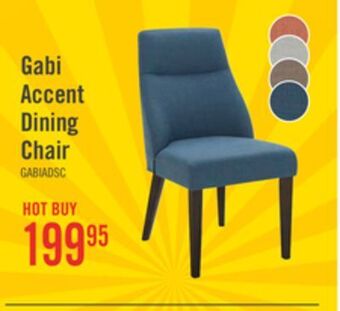 The Brick Gabi accent dining chair - blue offer