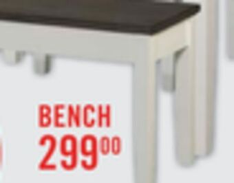 The Brick Ella dining bench - white offer
