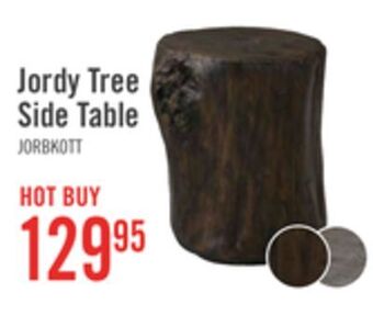 The Brick Jordy ottoman accent table black offer