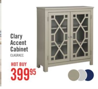 The Brick Clary accent cabinet - grey offer