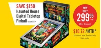 The Brick Toy shock haunted house 12-in-1 digital tabletop pinball offer