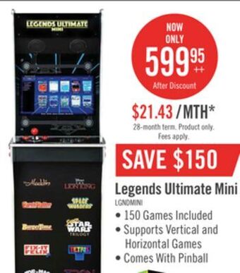 The Brick Atgames legends ultimate mini arcade - n-syspnp-0888 offer