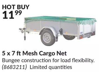 Princess Auto 5 x 7 ft mesh cargo net offer