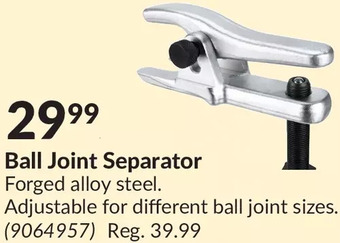 Princess Auto Ball joint separator offer