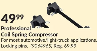 Princess Auto Professional coil spring compressor offer