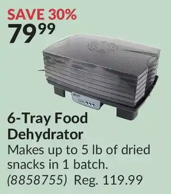 Princess Auto Valley sportsman 6-tray food dehydrator offer