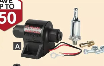 Princess Auto 12v 32 gph solid state posi-flow fuel pumps offer