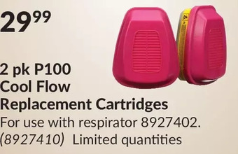 Princess Auto 2 pk p100 cool flow replacement cartridges offer