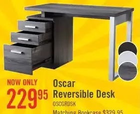 The Brick Oscar reversible desk | bookcase offer