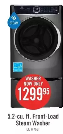 The Brick Electrolux 5.2 cu. ft. front-load washer offer