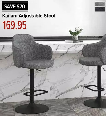 Linen Chest Kailani adjustable stool offer
