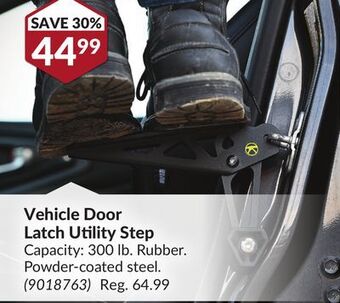 Princess Auto Vehicle door latch utility offer