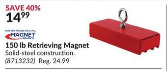 Princess Auto 150 lb retrieving magnet offer
