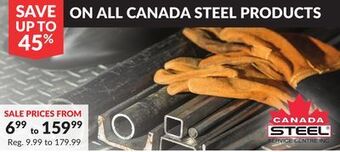 Princess Auto Canada steel products offer