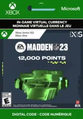 GameStop Madden nfl 23 ultimate team - 12,000 points offer