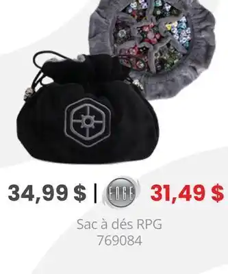 GameStop Sac à dés rpg biogenik offer