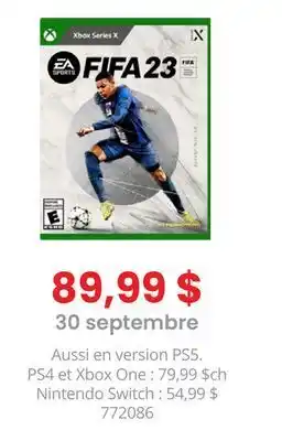 GameStop Fifa 23 de ea electronic arts xbox series x offer