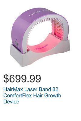 Costco Hairmax laser band 82 comfortflex hair growth device offer